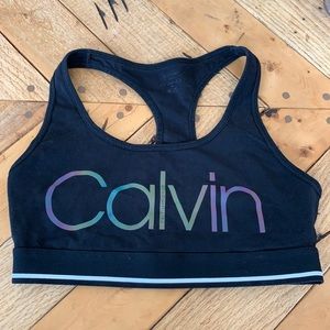 Calvin Klein sports bra size medium